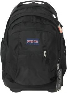 JanSport Driver 8 Rolling Backpack with Wheels (Black)
